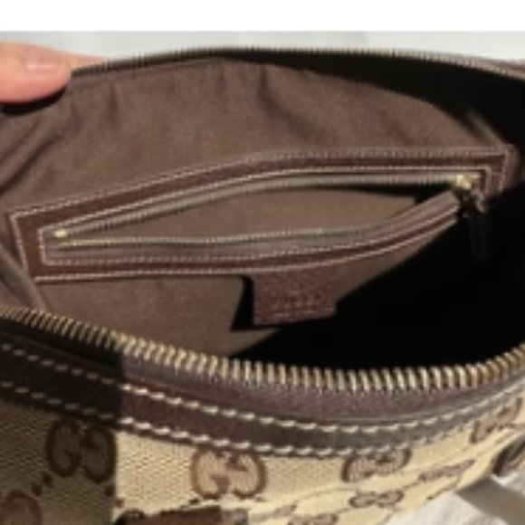 PREOWNED A++ Condition. Practically New Gucci GG Monogram Boston Handbag - Picture 15 of 16